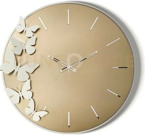 Orologio da parete diana avorio,velour luxe bronzo