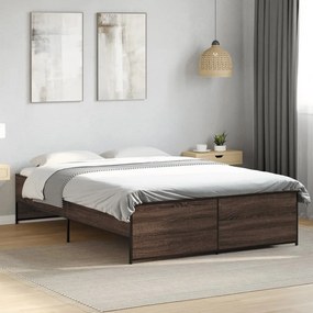 Giroletto rovere marrone 140x190cm in legno multistrato metallo