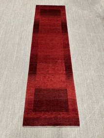 Loribaft Tappeto 80 x 290 Rosso (Iran) Annodato A Mano
