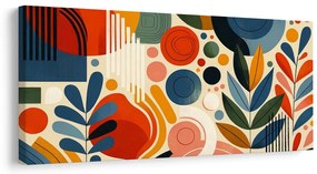 Quadro su tela – Astrazione con motivo naturale