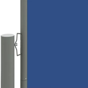 Tenda da Sole Laterale Retrattile Blu 160x1200 cm