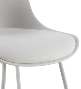 Sgabello da bar bianco (altezza della seduta 76 cm) Tina – Actona