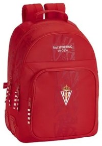 Zaino Scuola Real Sporting de Gijón Rosso