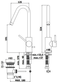 Paffoni Light Lig978 Miscelatore Lavabo A Canna Girevole Senza Piletta Cromo