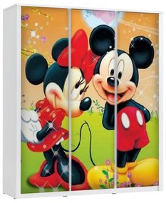Dulap Minnie si Mickey Red Edition 3 usi