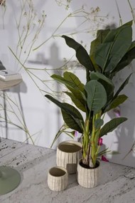 Cachepot Flake Set 3 Pz Cm 30,5X27-25X22,2-19,5X18