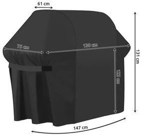 Copertura per griglia da giardino 131x130x75 cm