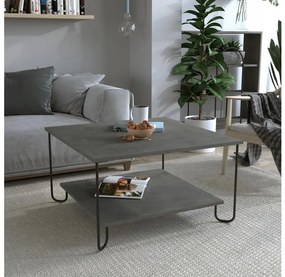 Tavolino MARBO 45x80 cm grigio