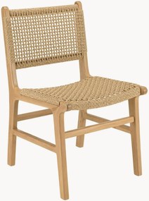 Set di 2 sedie da giardino in legno di teak Valeria