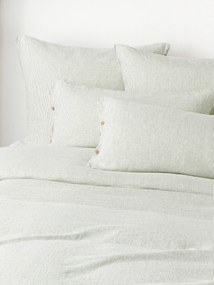 Copripiumino in lino lavato a righe sottili Rinna