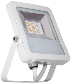 Faro proiettore LED RGB 20W IP65 con Telecomando - Bianco Colore RGB