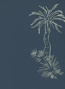 Paint & Paper Library Carta da parati Lighthouse Palm - Blue Pearl