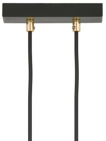 Lampadario a sospensione con filo GLAM 1xE14/10W/230V nero