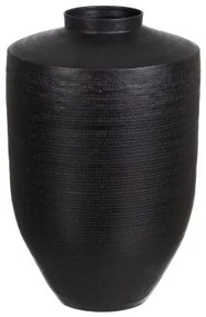 Vaso Nero Alluminio 26,5 x 26,5 x 41 cm