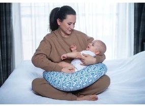 MOTHERHOOD - Cuscino da allattamento CLASSICS blu