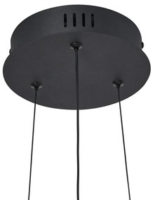 Lampada a sospensione di design nera e trasparente dimmerabile a 3 livelli - Scacrylic