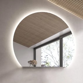 Specchio moderno retroilluminato a LED 110X93 cm