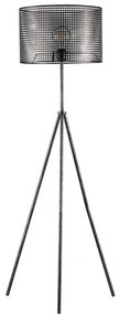 Lampada da terra Flam treppiede grigio, in ferro, H 145 cm, E14 MAX22W