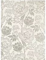 Farrow & Ball Carta da parati Peony - White Tie/ Silver