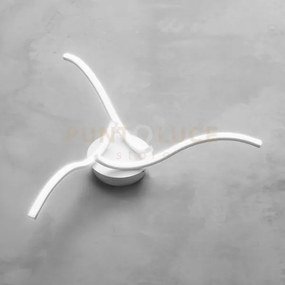 Tessa p/3 lampadario a soffitto a led 3000k 1300lm 23w alluminio e...
