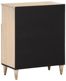 Credenza 60x33x75 cm in legno massello di mango