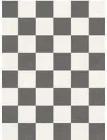 Rebel Walls Carta da parati panoramica Chess - Black/ White
