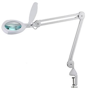 Lampada da tavolo LED dimmerabile con lente d'ingrandimento e clip LED/8W/12/230V