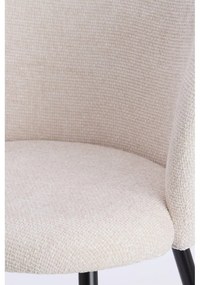 Set di sedie da pranzo color crema in metallo 2 pz Radaja – Light &amp; Living