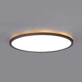 Plafoniera da bagno a LED con sensore NIVERA LED/12W/230V IP54 Ø 22,5 cm nera + telecomando