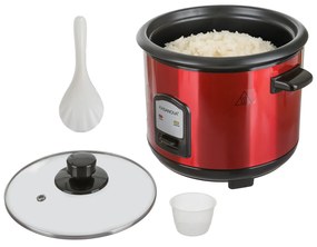Cuociriso elettrico 500 W 1,5 L rosso