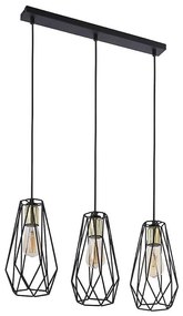 Lampadario a sospensione con filo LUGO 3xE27/15W/230V