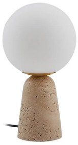 Kirstan Lampada da Tavolo Beige/Bianco - Lindby