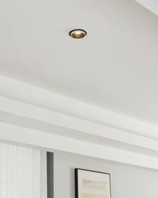 Eglo 900453 - Lampada da incasso CAROSSO 1xGU10/35W/230V nero
