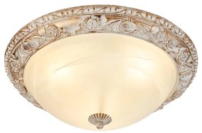 Brilagi - Plafoniera ARIADNA 3xE27/60W/230V oro/color crema/patina