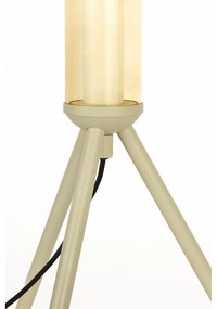Lampada da terra LED beige con paralume in vetro con intensità regolabile (altezza totale 156 cm) Scotty – Zuiver