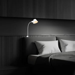 Briloner 2079-016 - Lampada flessibile a parete 1xE27/10W/230V bianco