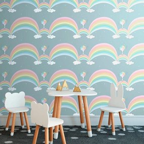 Carta da parati – Pioggia arcobaleno