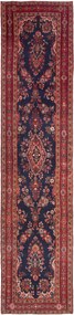 Hamedan Tappeto persiano 100x440 Blu (Iran) Annodato A Mano