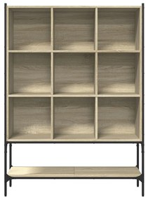 Libreria rovere sonoma 102x30x141,5 cm in legno multistrato