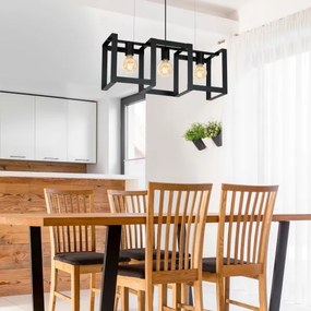 Lampadario a sospensione con filo KARTEL 3xE27/60W/230V