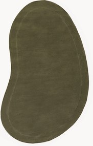 Tappeto in lana fatto a mano dalla forma organica Kadey