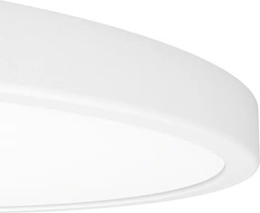 Eglo 901726 - LED RGBW dimmerabile plafoniera fumé FUEVA-Z LED/17,5W/230V 39,9cm IP44 bianco