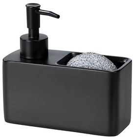 WENKO 55076100 - Dosatore di sapone BLACK OUTDOOR KITCHEN 14,5x14,3 cm nero