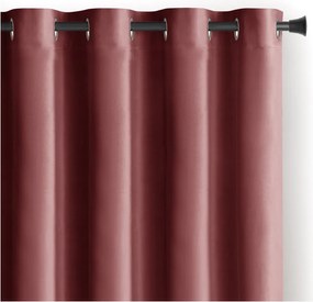 Tenda parzialmente oscurante rosa in velluto 140x245 cm Eyelets – Restilo