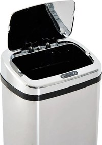 Cestino dei Rifiuti in Acciaio Inox a Infrarossi 50L...