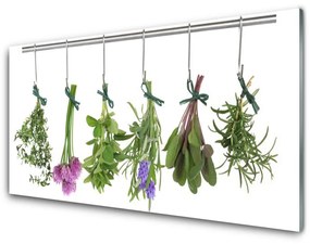 Quadro acrilico Petali di piante da cucina 100x50 cm
