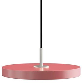 Asteria Mini Lampada a Sospensione Rosa/Top Acciaio - UMAGE