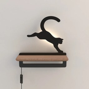 Apparecchio nero per bambini Cat - Candellux Lighting