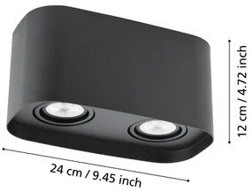 Eglo 99674 - Faretto LED RGBW Dimmerabile CAMINALES-Z 2xGU10/5W/230V