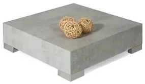 Tavolino basso, iCube 60, Grigio Cemento